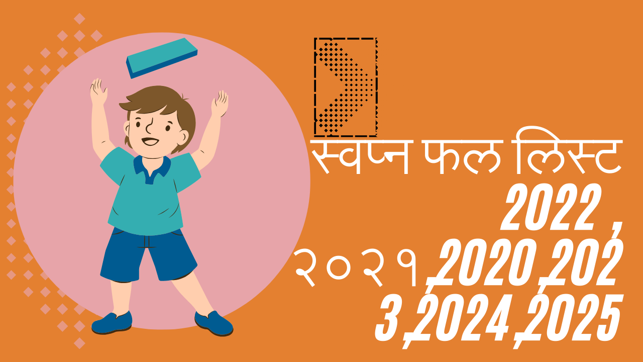 स्वप्न फल लिस्ट 2022 , २०२१. २०२२,2020,2023,2024,2025